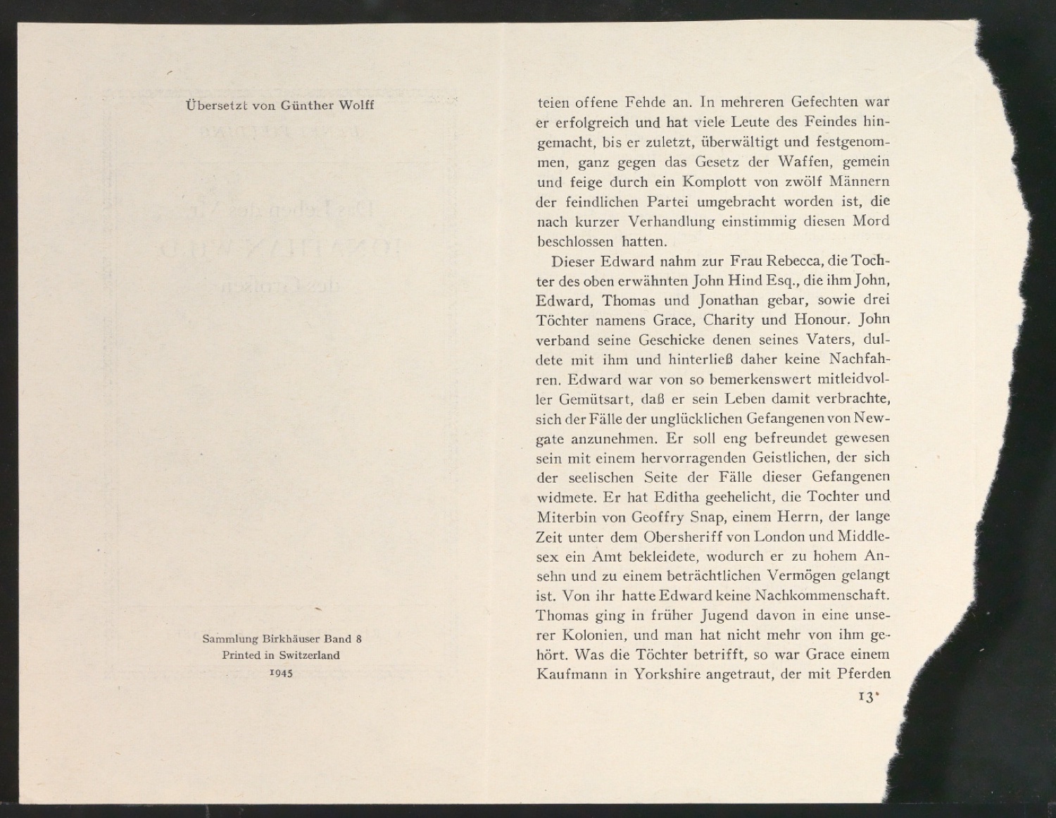Mappe mit Arbeitsproben für Zur Typographie des Buches — Blatt 89