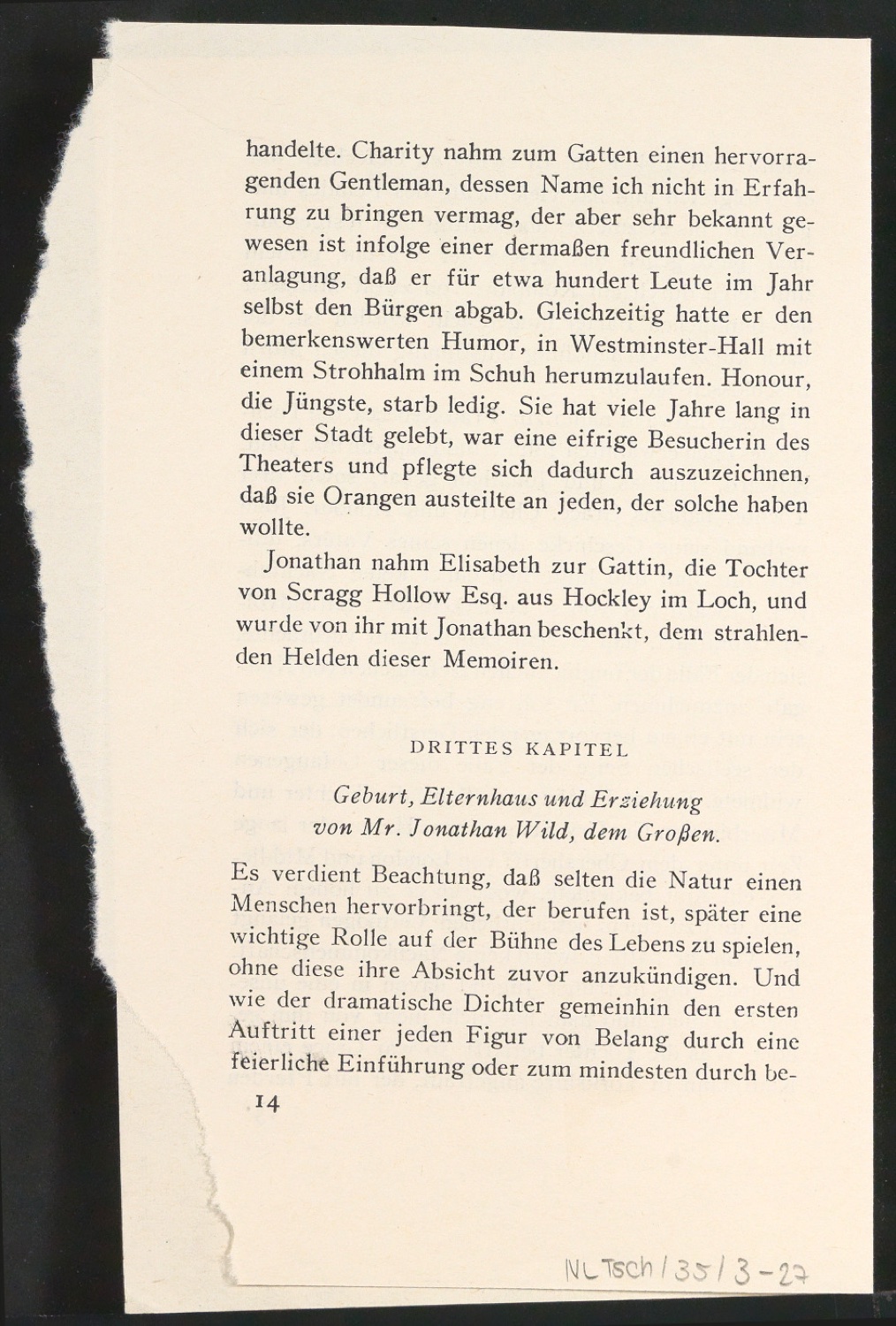 Mappe mit Arbeitsproben für Zur Typographie des Buches — Blatt 90