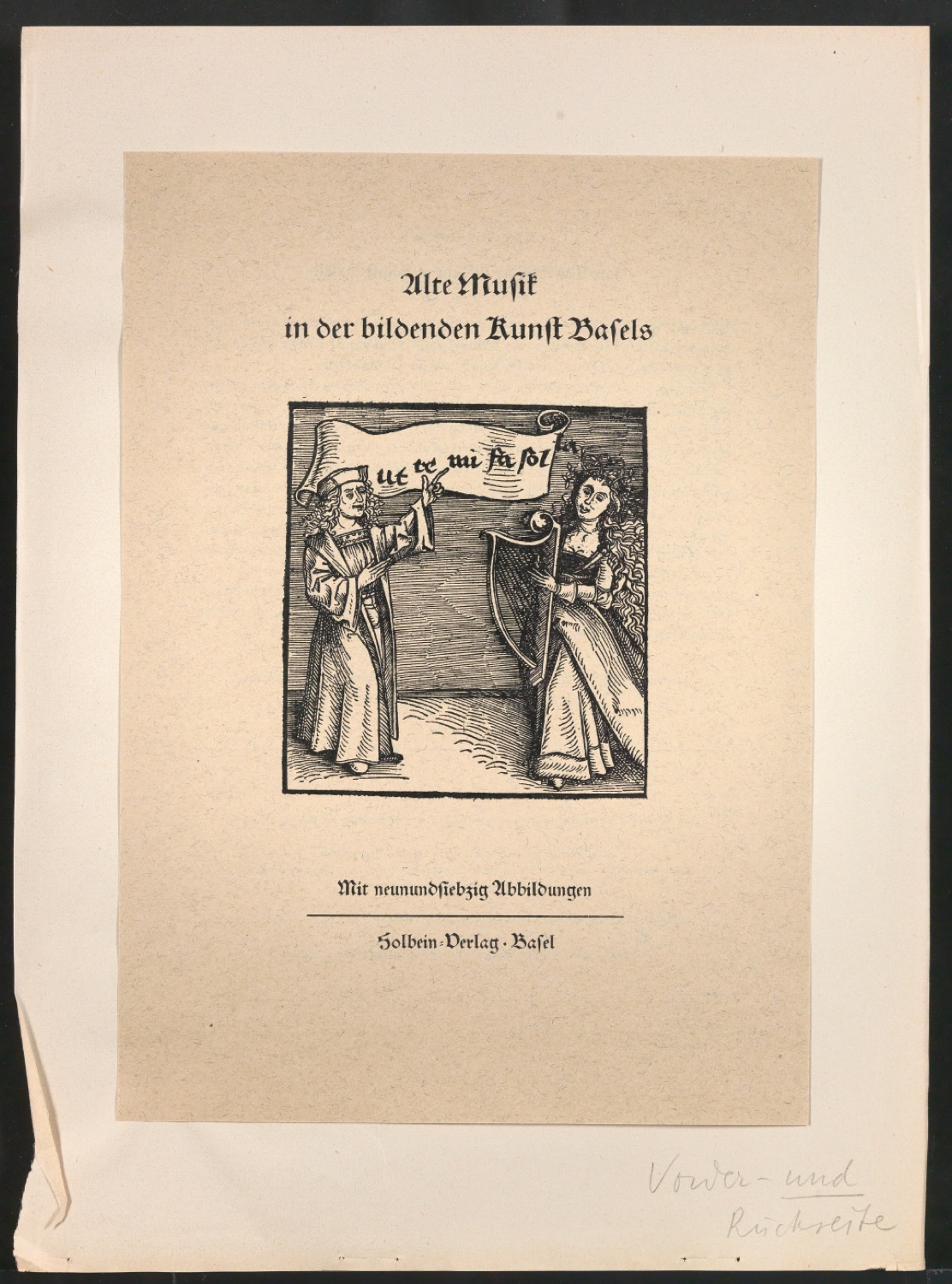 Mappe mit Arbeitsproben für Zur Typographie des Buches — Blatt 95