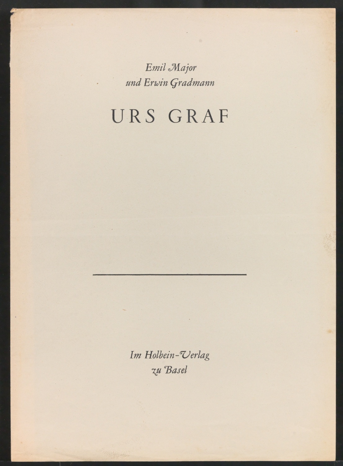 Mappe mit Arbeitsproben für Zur Typographie des Buches — Blatt 99