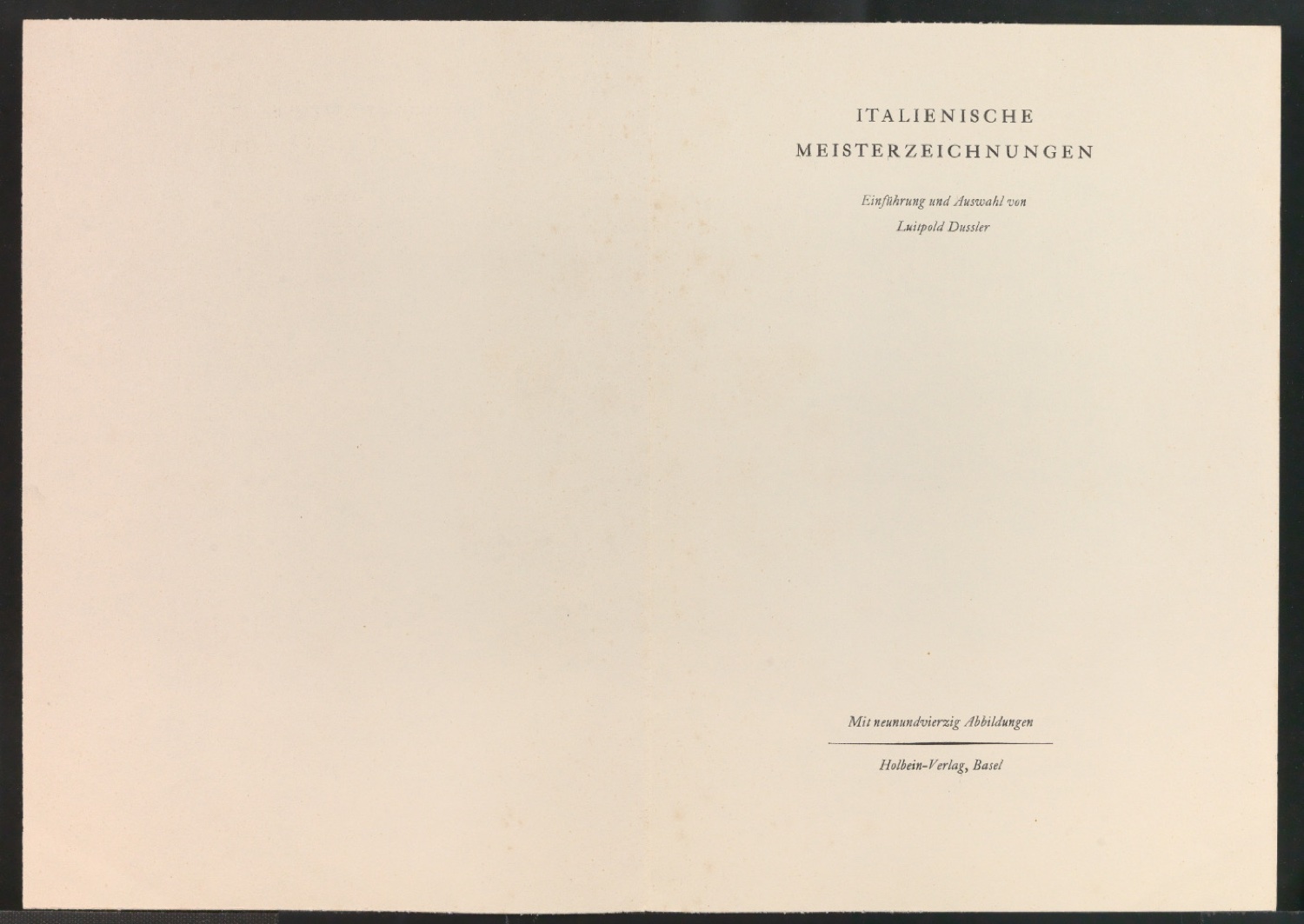 Mappe mit Arbeitsproben für Zur Typographie des Buches — Blatt 114