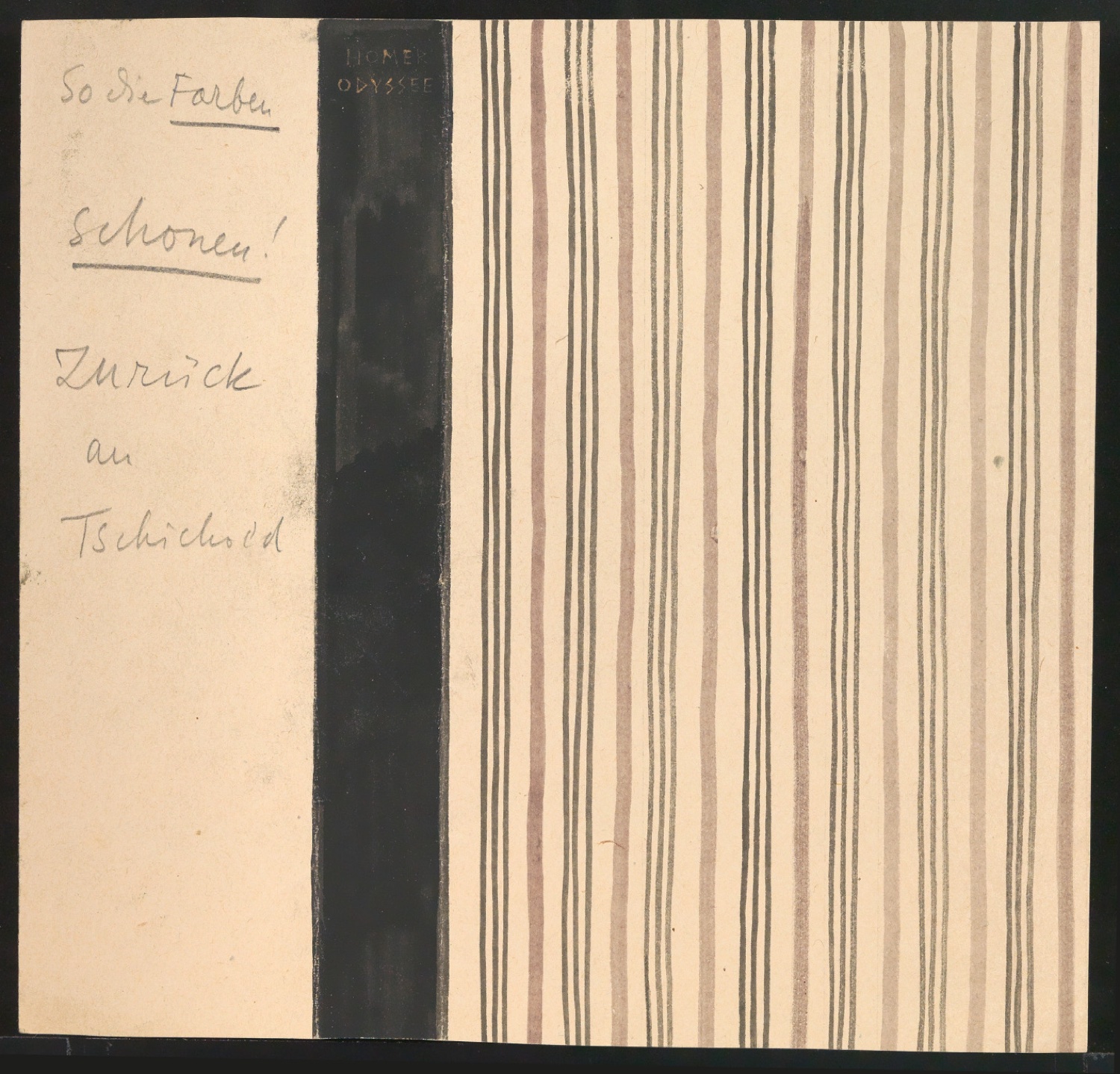 Mappe mit Arbeitsproben für Zur Typographie des Buches — Blatt 116