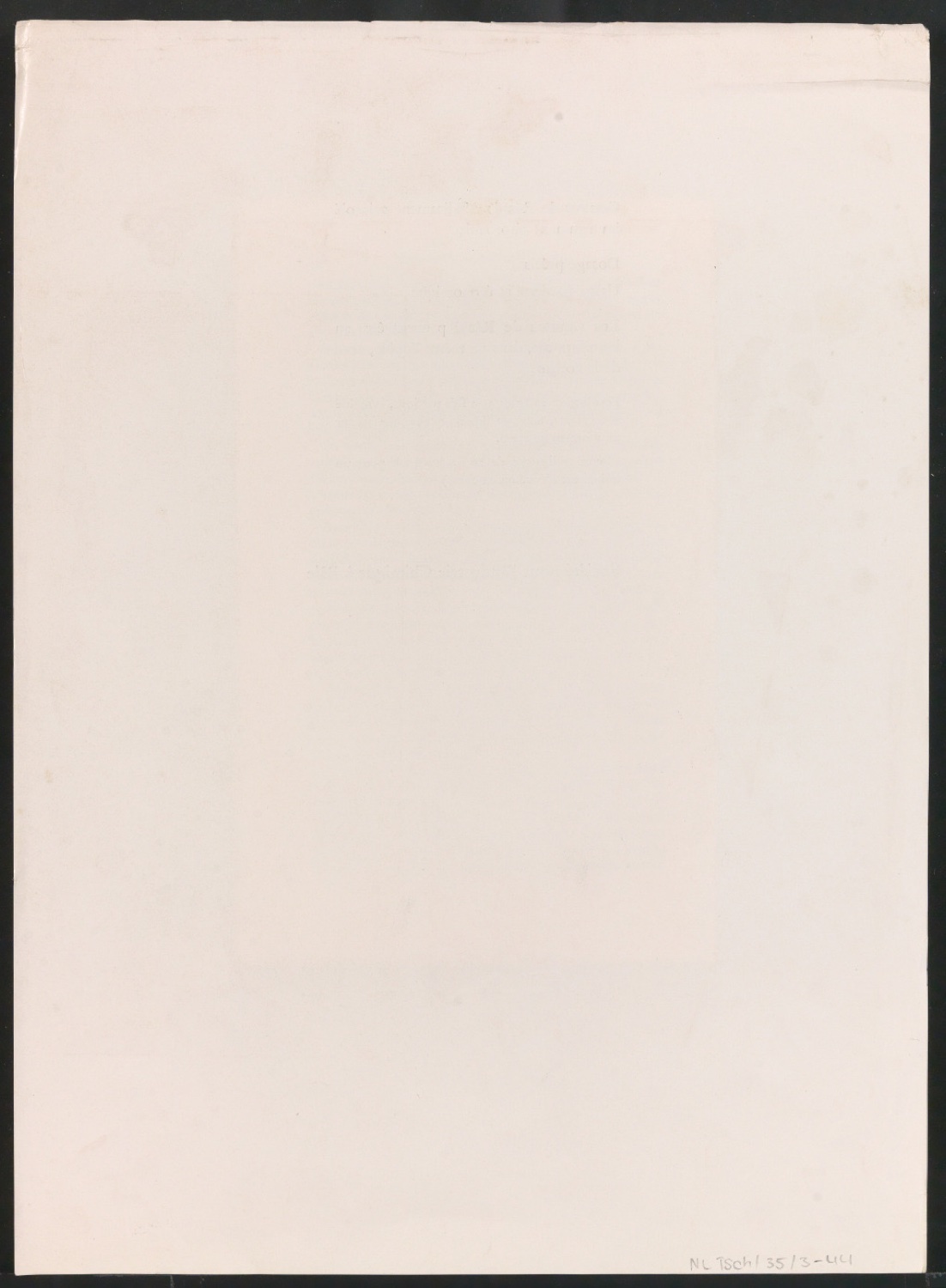 Mappe mit Arbeitsproben für Zur Typographie des Buches — Blatt 129