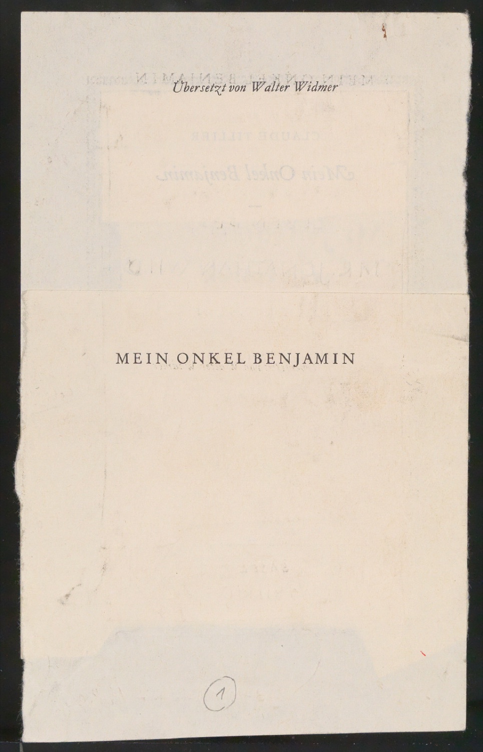 Entwurf für das Titelblatt von Das Leben des Mr. Jonathan Wild, des Großen — Blatt 2
