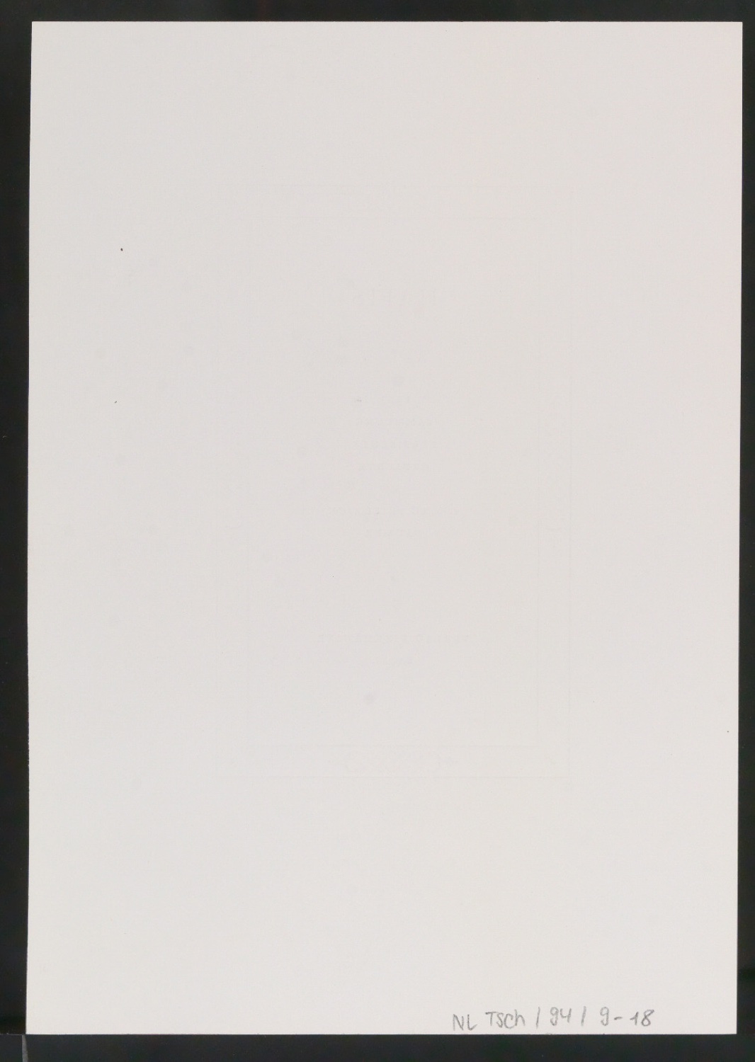 Entwürfe und Probedrucke für Illustrationen von Hafis — Blatt 6