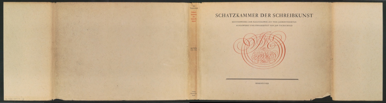 Schutzumschlag von Schatzkammer der Schreibkunst — Blatt 1
