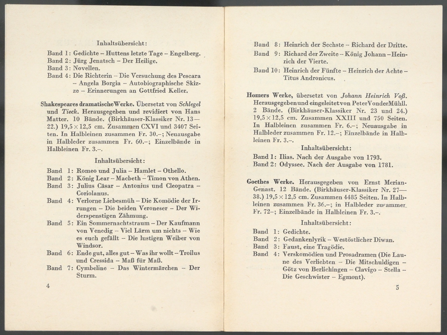 Verlagsverzeichnis September 1945 — Blatt 3