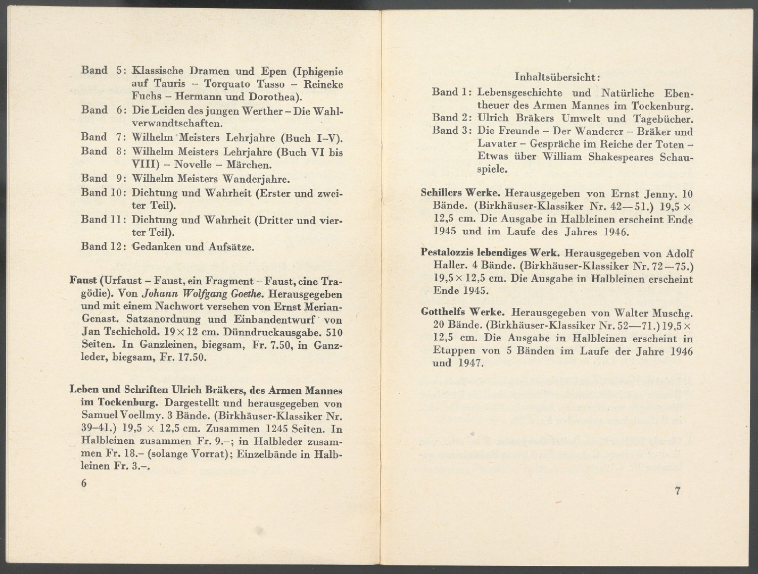 Verlagsverzeichnis September 1945 — Blatt 4