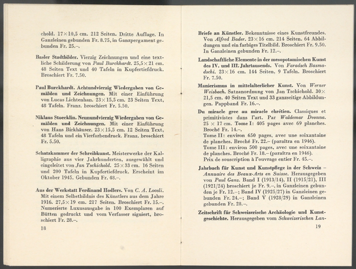 Verlagsverzeichnis September 1945 — Blatt 10