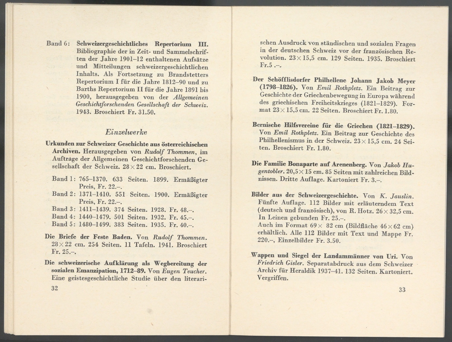 Verlagsverzeichnis September 1945 — Blatt 17