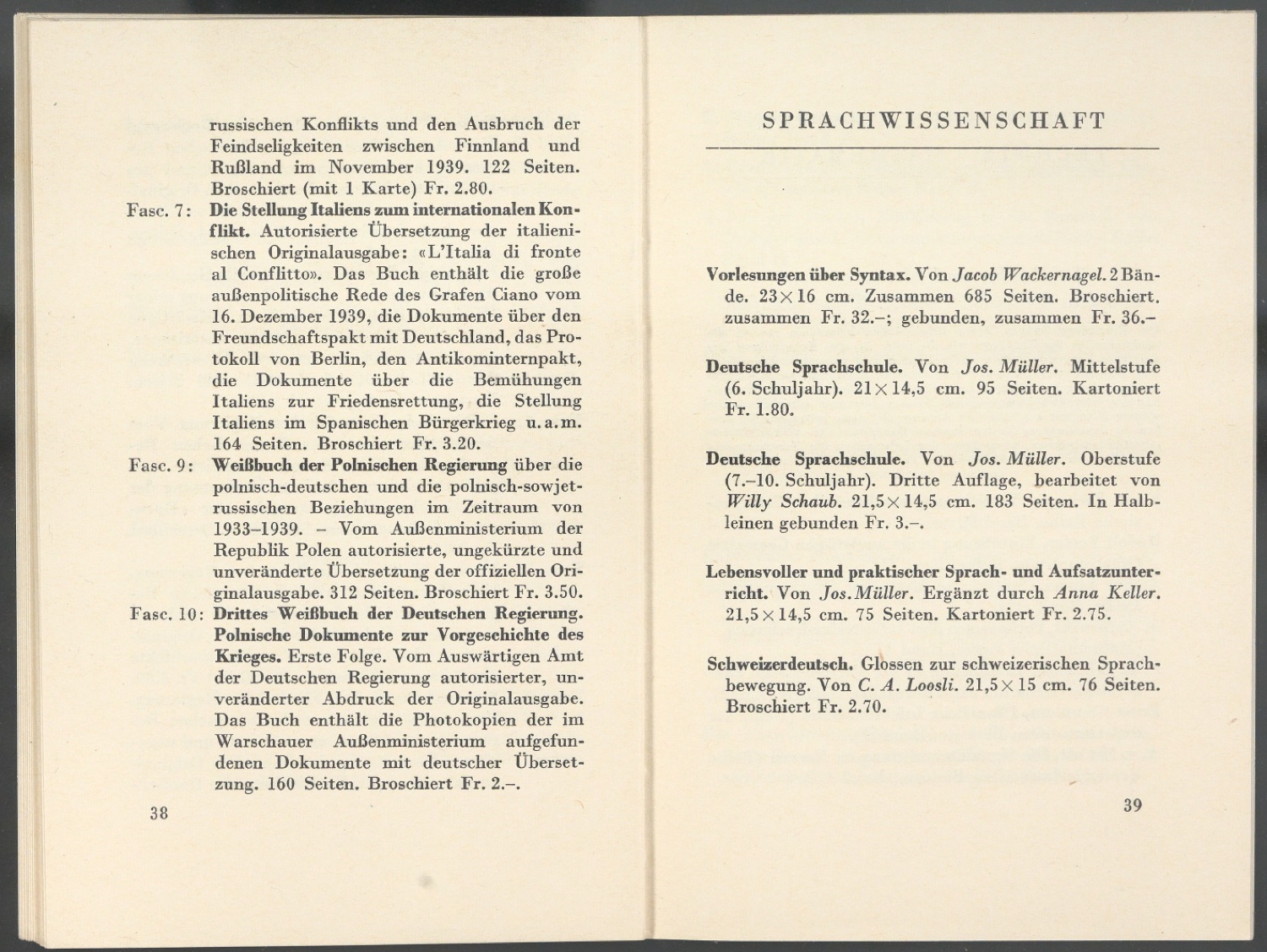 Verlagsverzeichnis September 1945 — Blatt 20