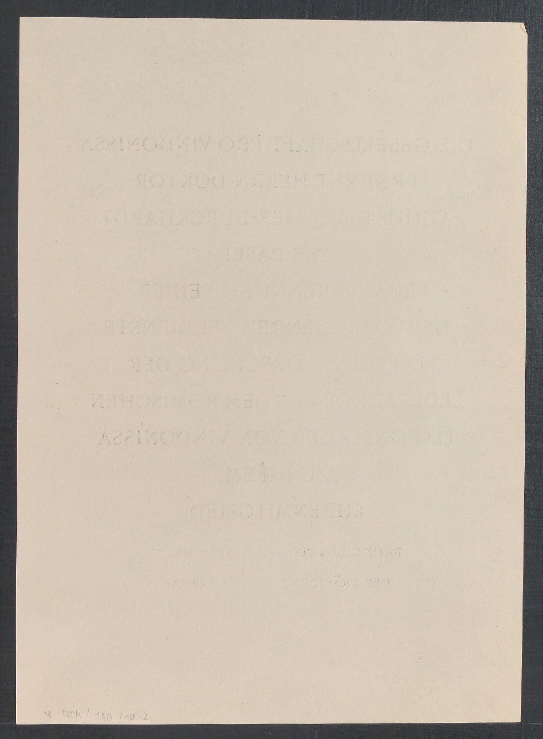 Ernennungsurkunde für August Gansser-Burckhardt zum Ehrenmitglied — Blatt 8