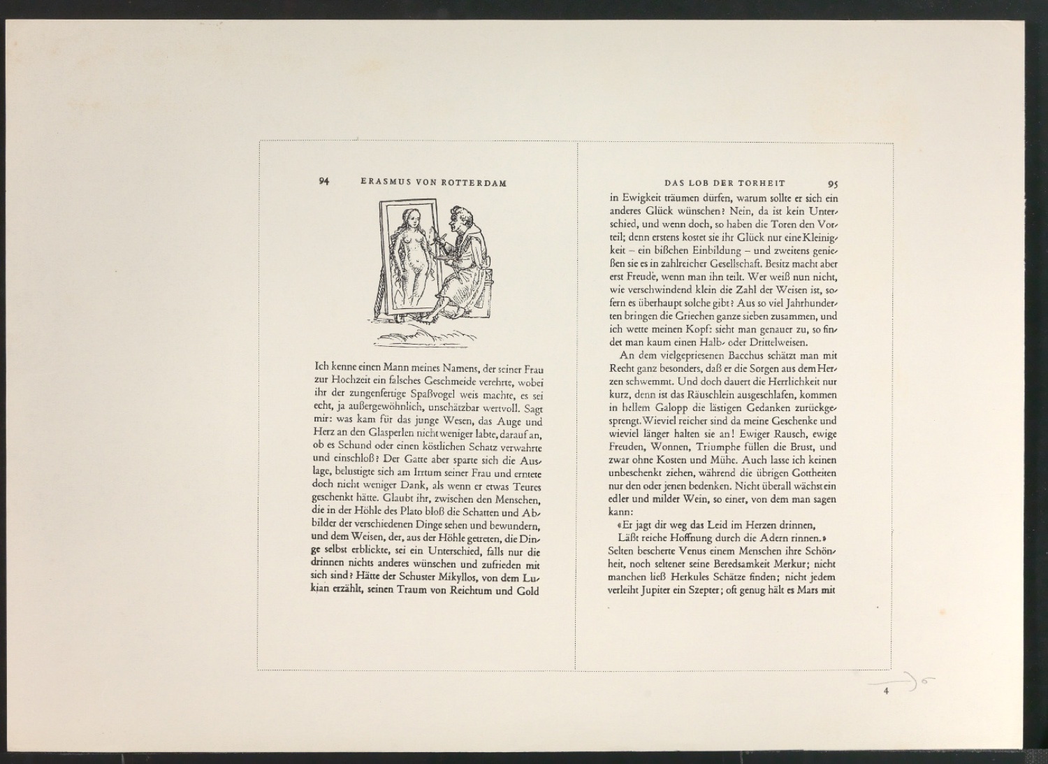 Darstellung von Textseiten aus Lob der Torheit — Blatt 3