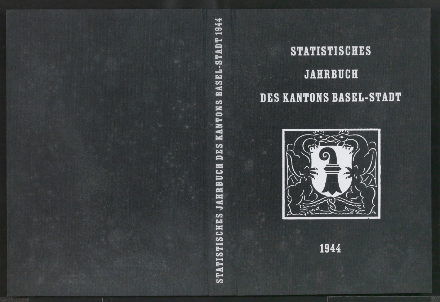 Einbanddecke für Statistisches Jahrbuch des Kantons Basel-Stadt — Blatt 1