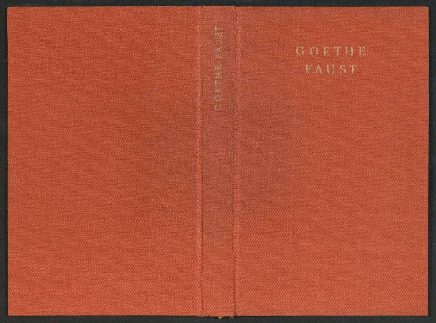 Einbanddecke für Faust — Blatt 1