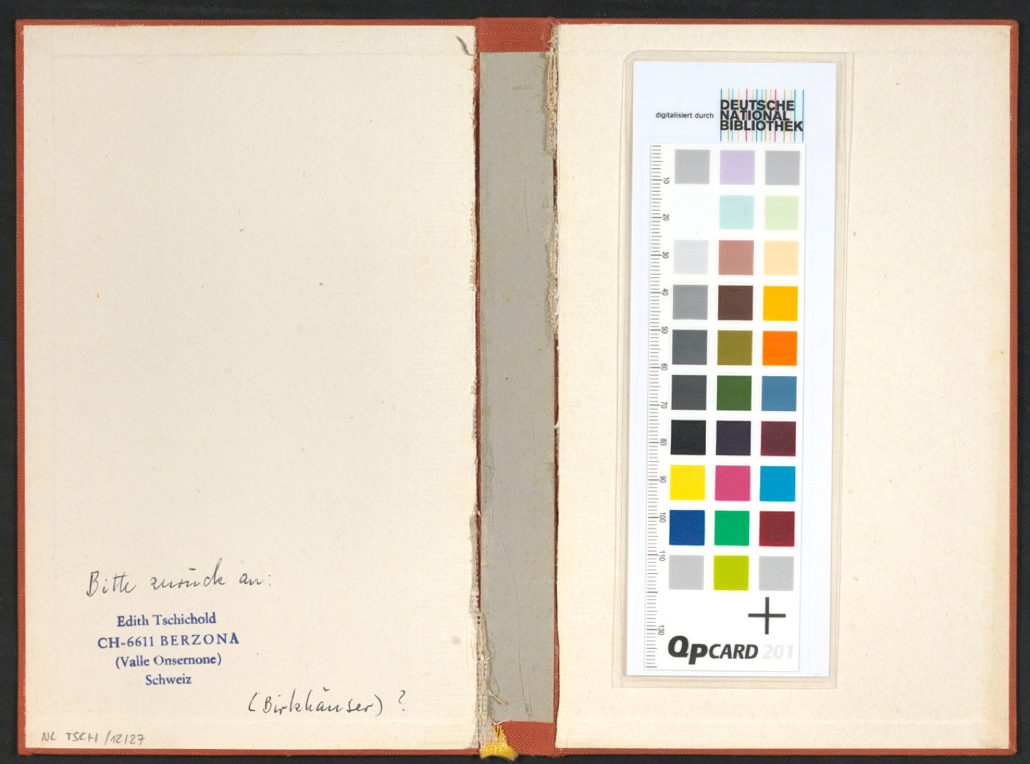 Einbanddecke für Faust — Blatt 3