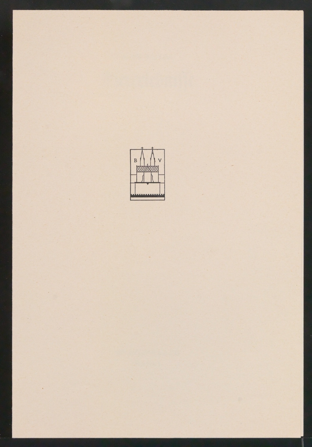 Probedruck von Titelblatt und Schmutztitelseite für Tiererlebnisse aus dem Engadin — Blatt 1