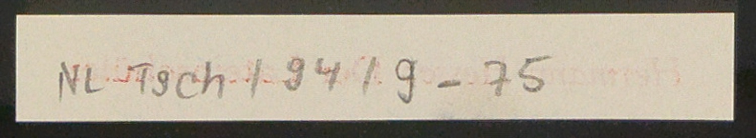 Probedrucke von Titelschild und Rückenschild für Der Lateinschüler — Blatt 4