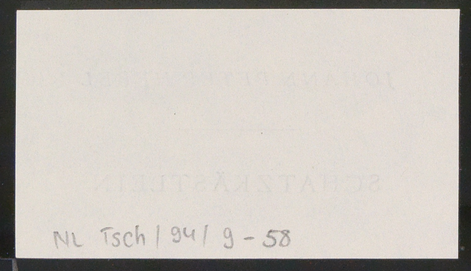 Probedrucke und montierter Entwurf für Titelschild von Das Schatzkästlein — Blatt 12