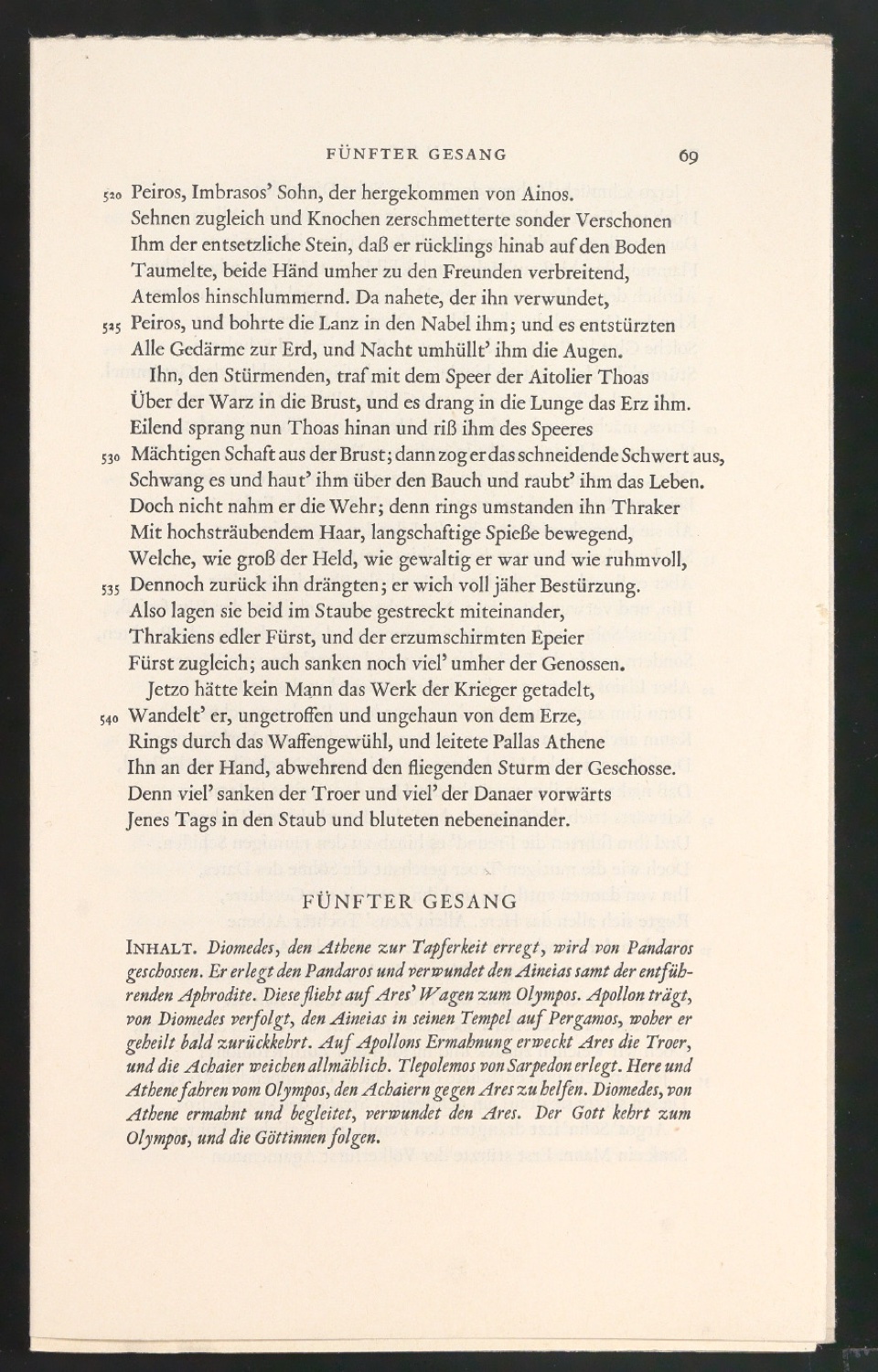 Druckbogen von Ilias — Blatt 1