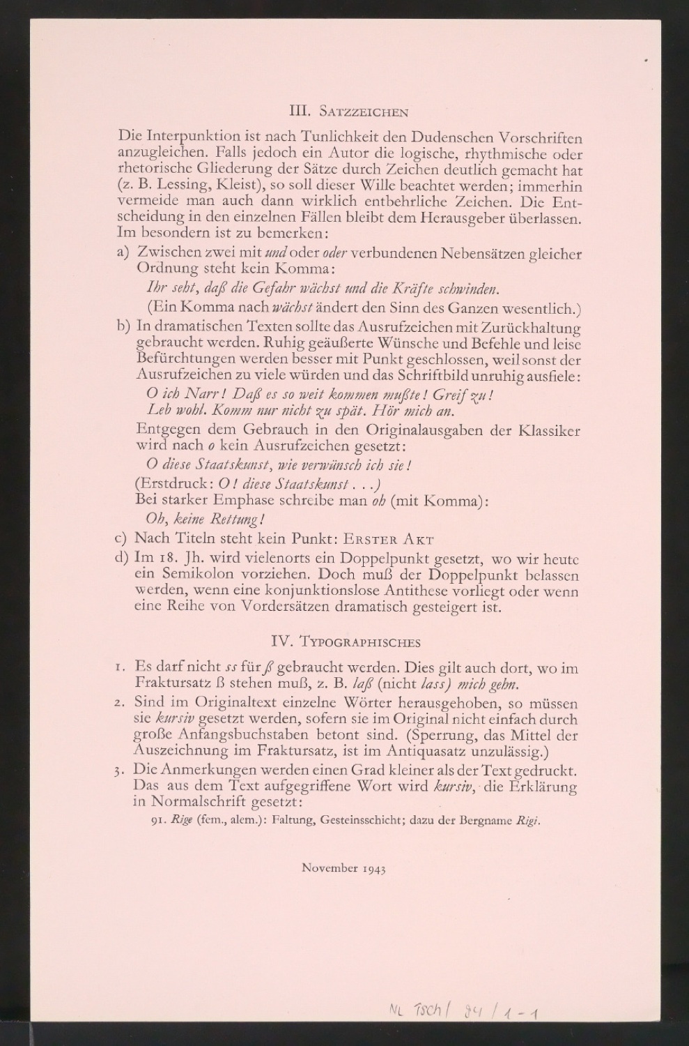 Birkhäuser-Klassiker. Regeln für die Rechtschreibung — Blatt 1