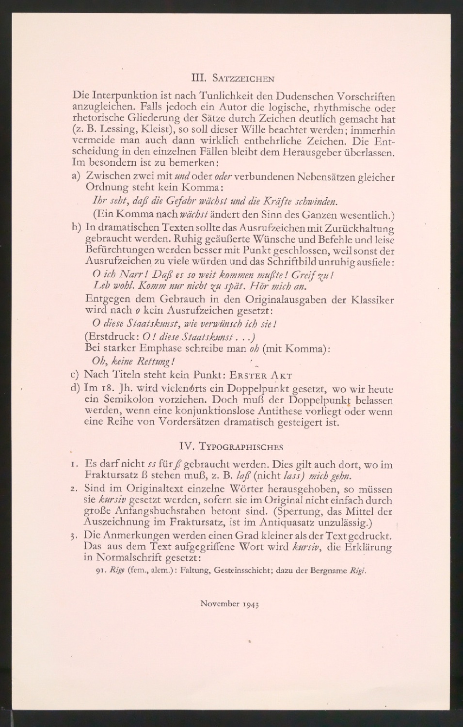 Birkhäuser Klassiker. Regeln für die Rechtschreibung — Blatt 2