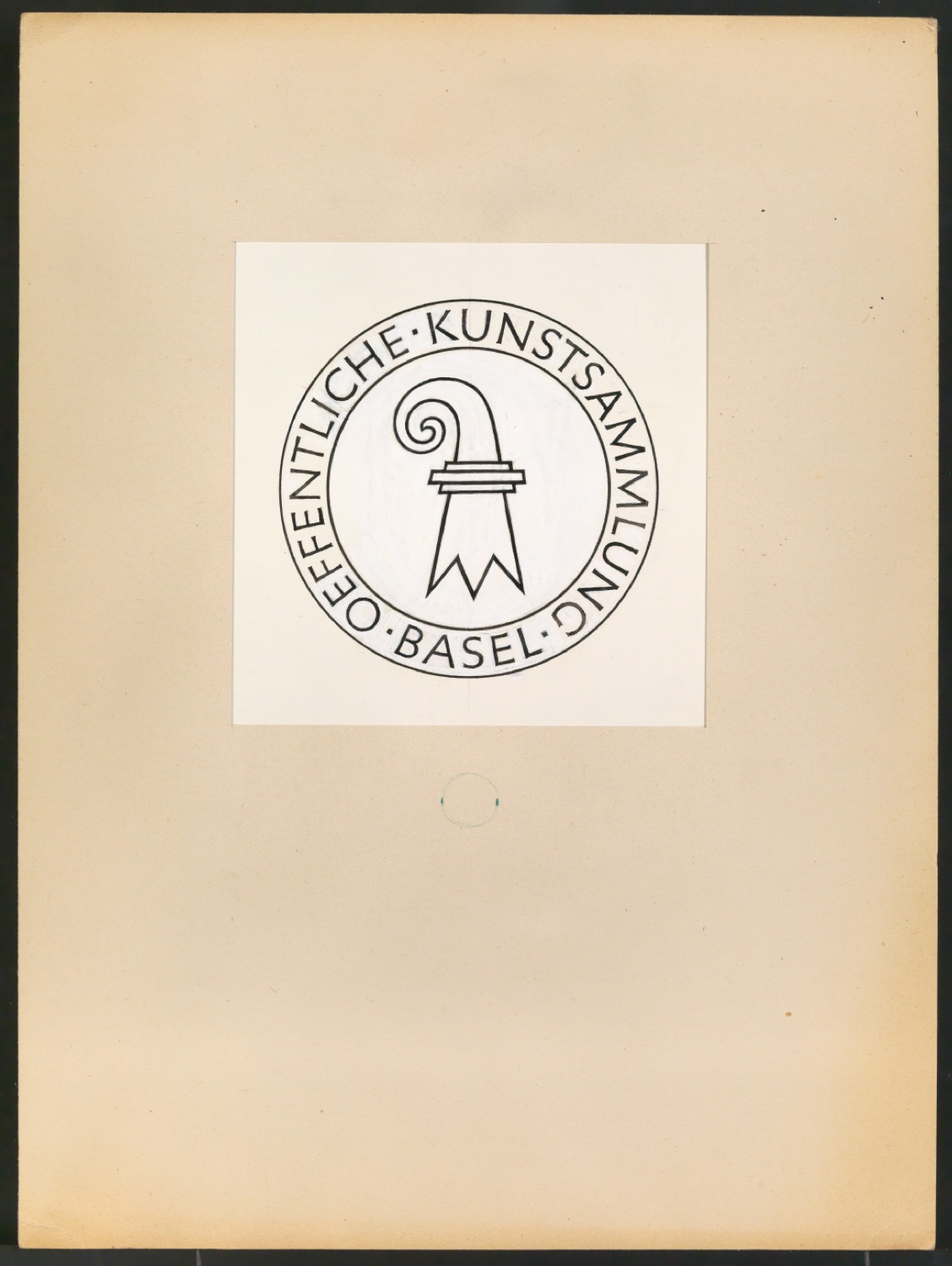 Entwurf für ein Siegel Öffentliche Kunstsammlung Basel — Blatt 1