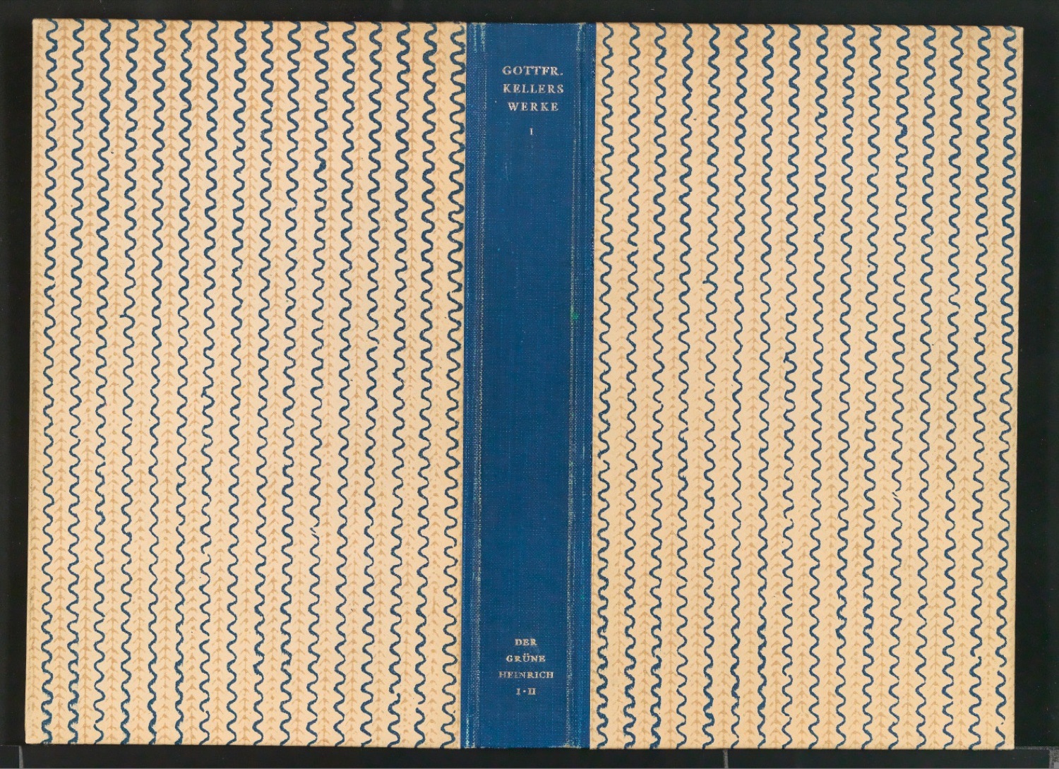 Einbanddecke für Gottfried Kellers Werke, Band 1 und 2 — Blatt 1
