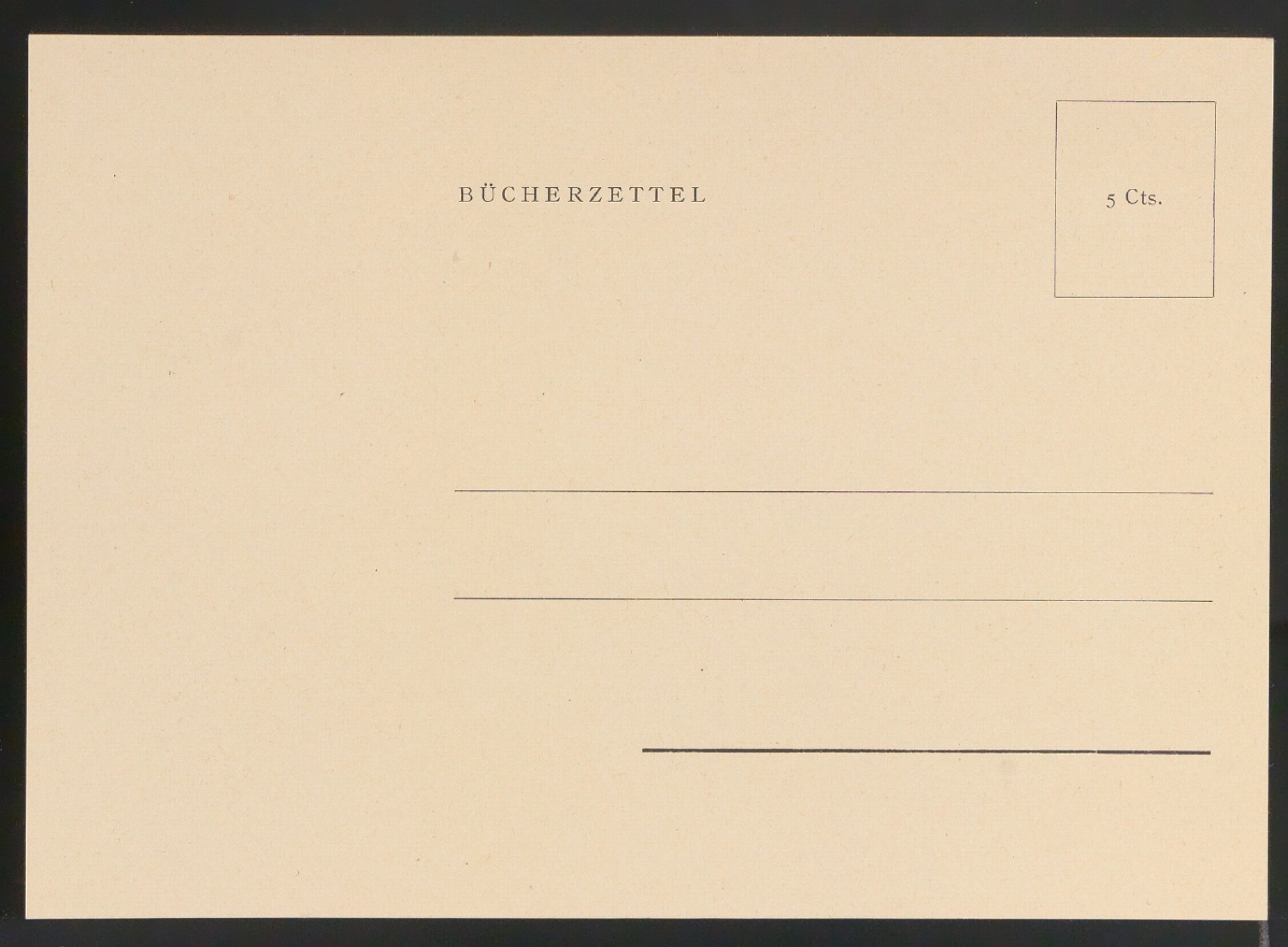 Bestellscheine für Holbein Verlag — Blatt 1