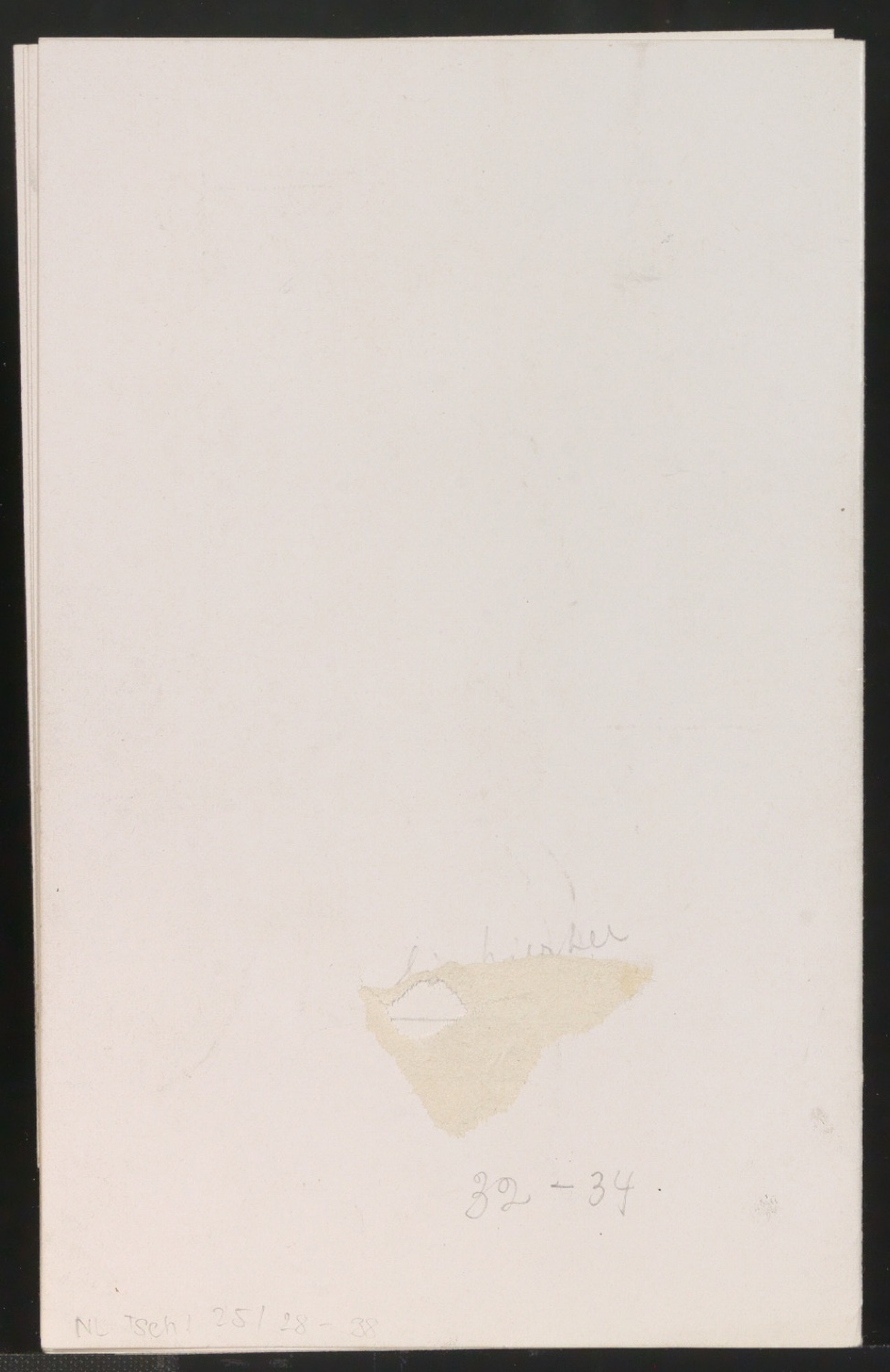 Montierte Druckfahnen für Schriftkunde, Schreibübungen und Skizzieren für Setzer — Blatt 9