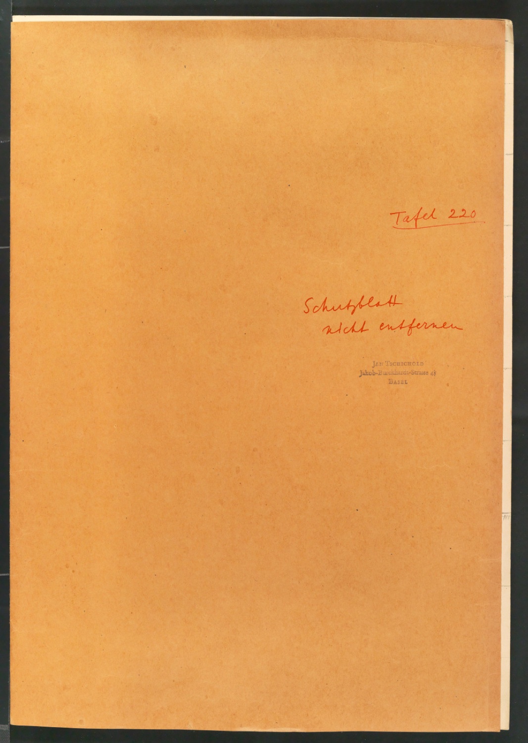 Originalzeichnungen zu Schriftkunde — Blatt 5