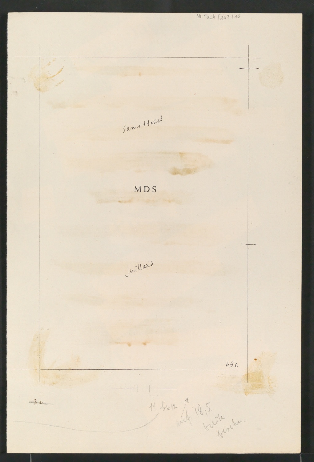 Originalzeichnungen zu Schriftkunde — Blatt 26