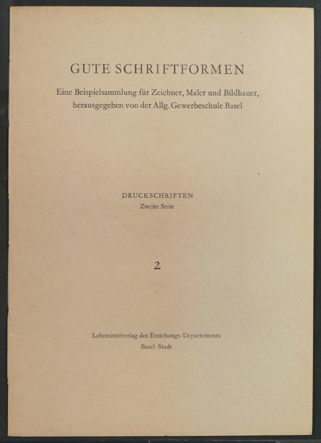 Gute Schriftformen 1-6 — Blatt 12