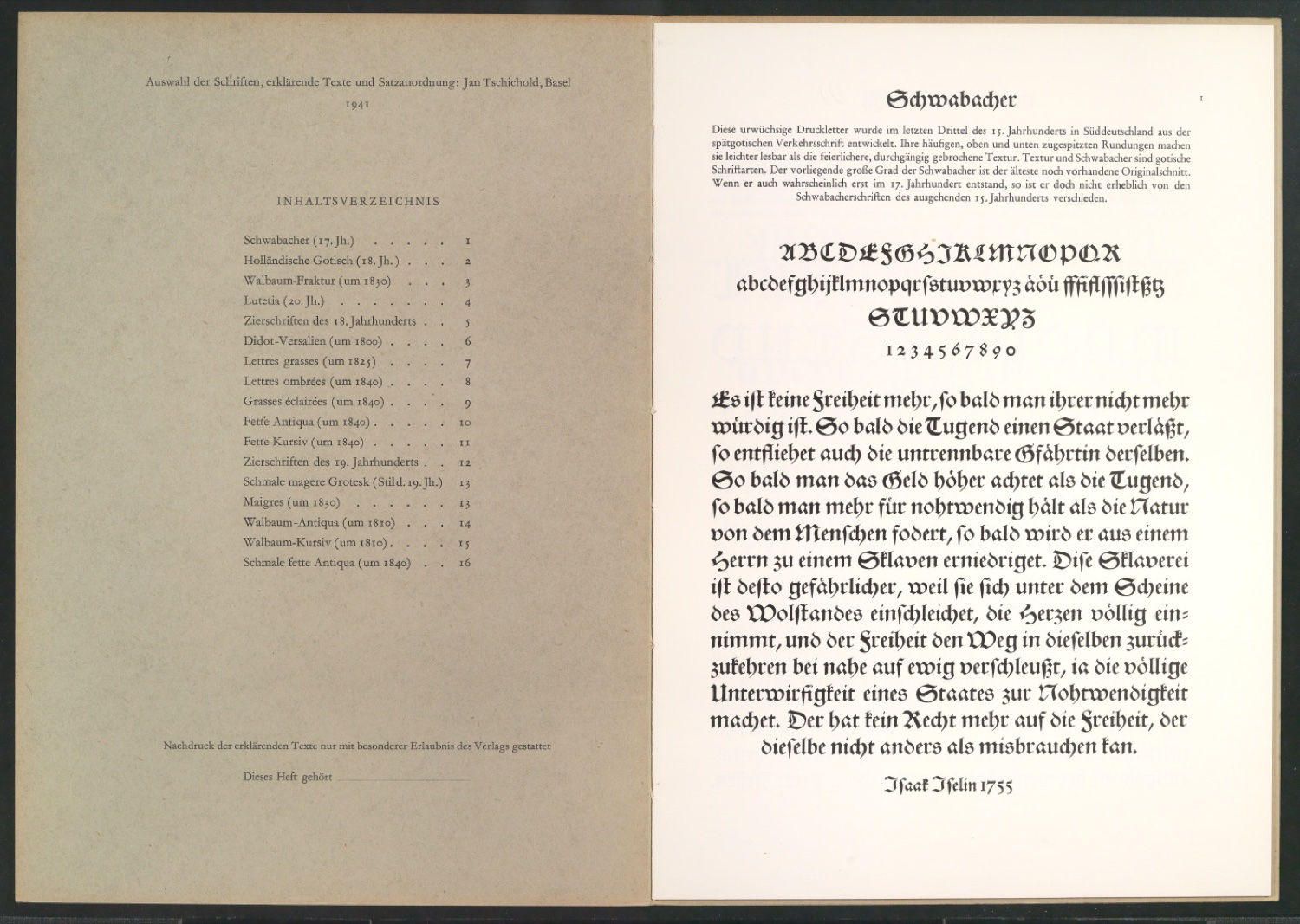 Gute Schriftformen 1-6 — Blatt 13