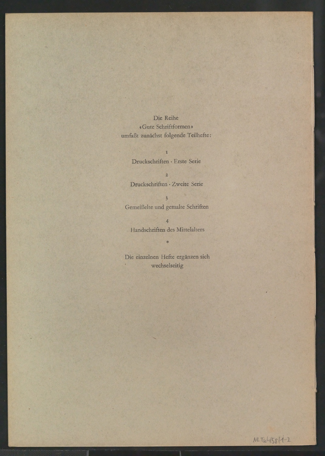 Gute Schriftformen 1-6 — Blatt 22