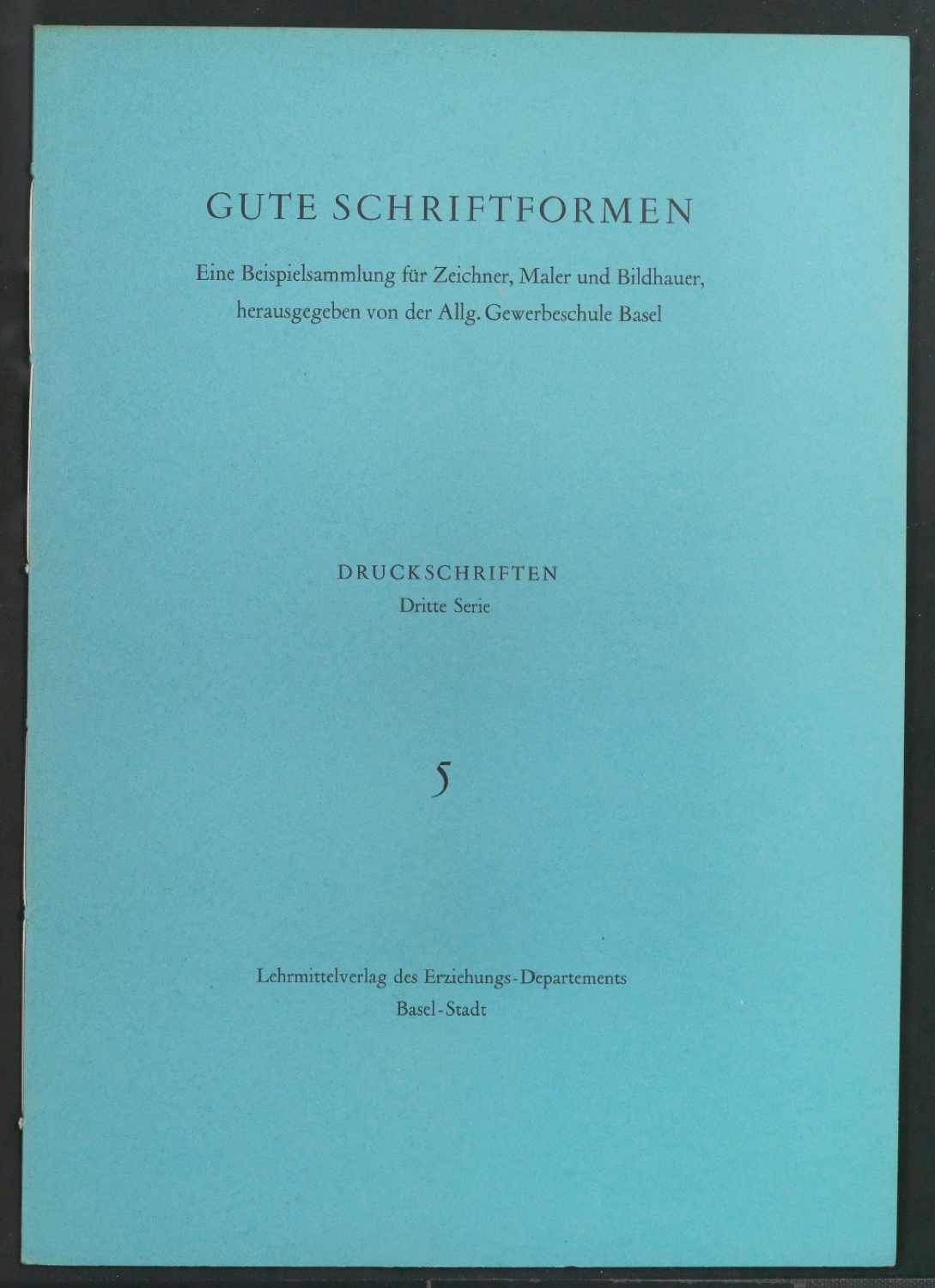 Gute Schriftformen 1-6 — Blatt 45