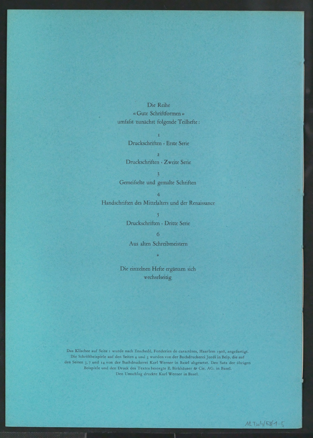 Gute Schriftformen 1-6 — Blatt 55