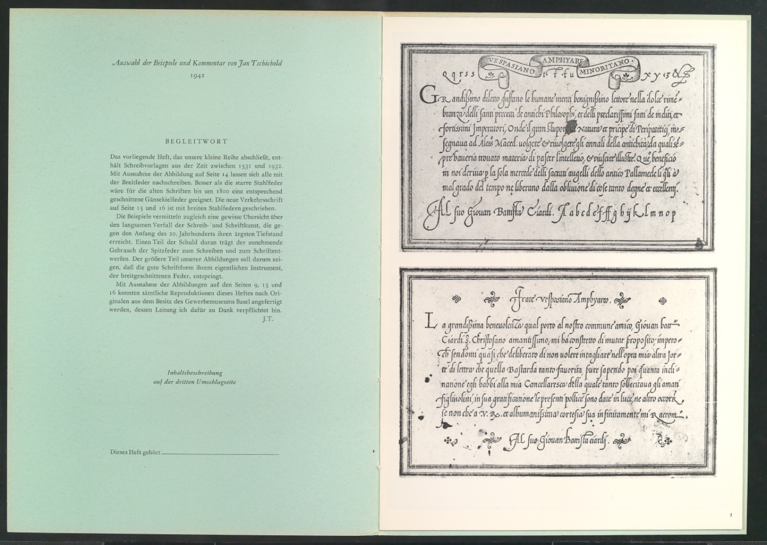 Gute Schriftformen 1-6 — Blatt 57