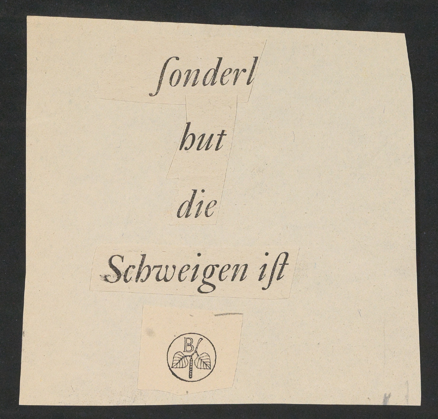 Entwürfe und korrigierte Druckfahnen für Schutzumschlag und Titelblatt von Basel und das Seidenband — Blatt 12