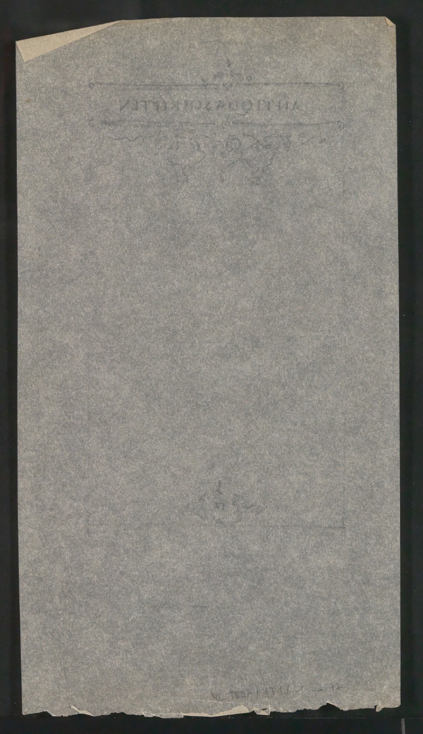 Entwurfszeichnungen und korrigierte Probedrucke für Heft Antiquaschriften — Blatt 13