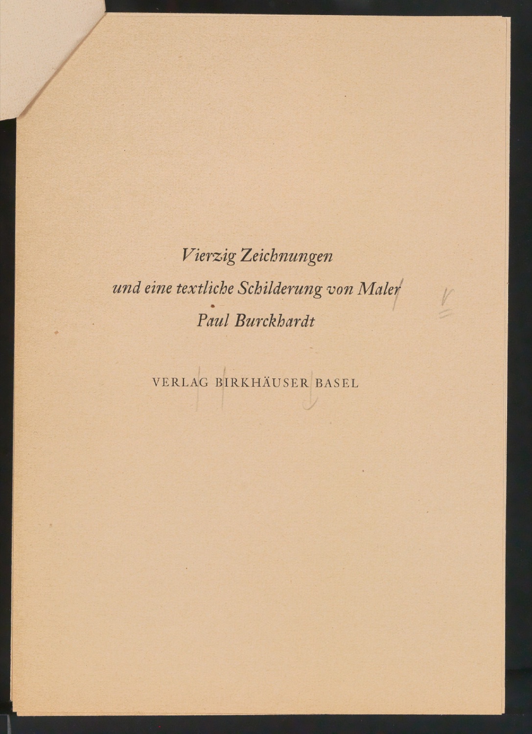 Geheftete Probedrucke für Birkhäuser — Blatt 7