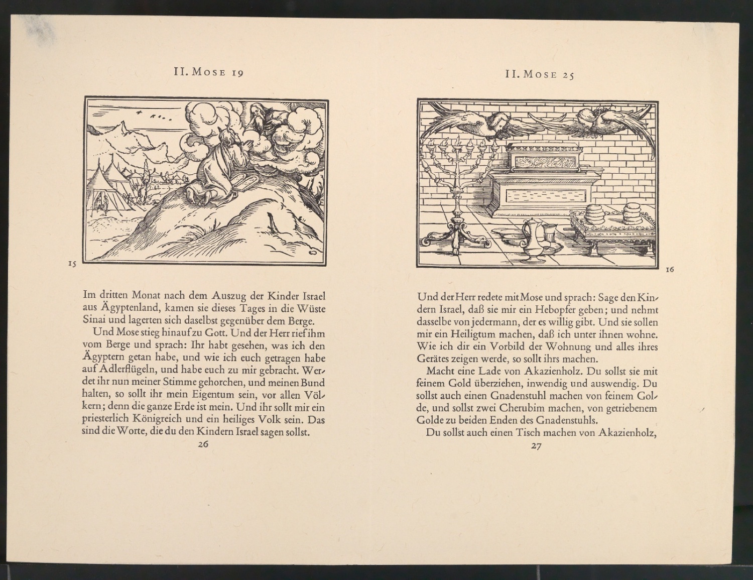 Werbedruck Das Zweite Buch Mose — Blatt 1
