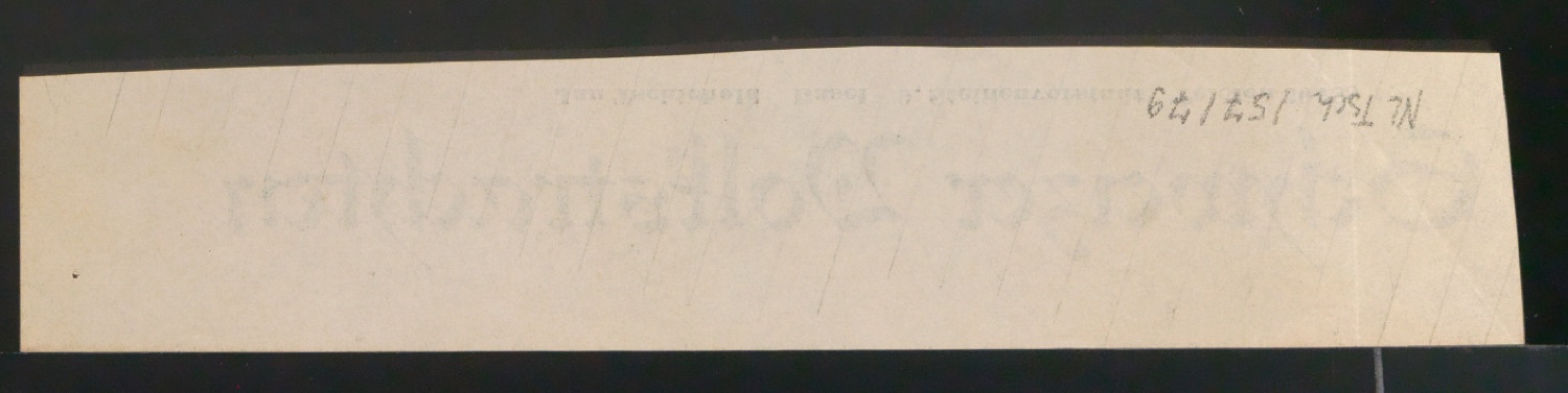 Kalligrafischer Schriftzug für das Titelblatt von Ciba Rundschau 50 — Blatt 2