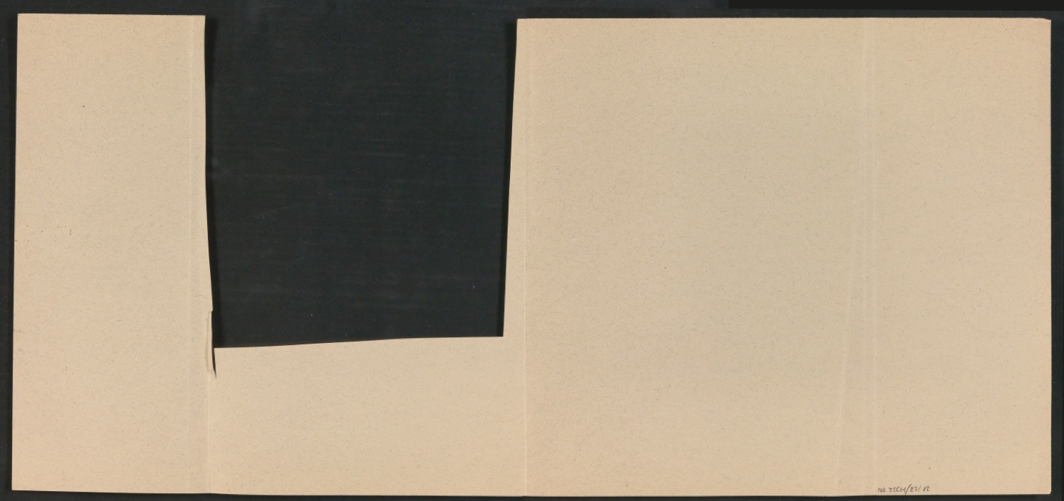 Probedruck für den Schutzumschlag von Geschichte der Schrift in Bildern, 1. Auflage — Blatt 2