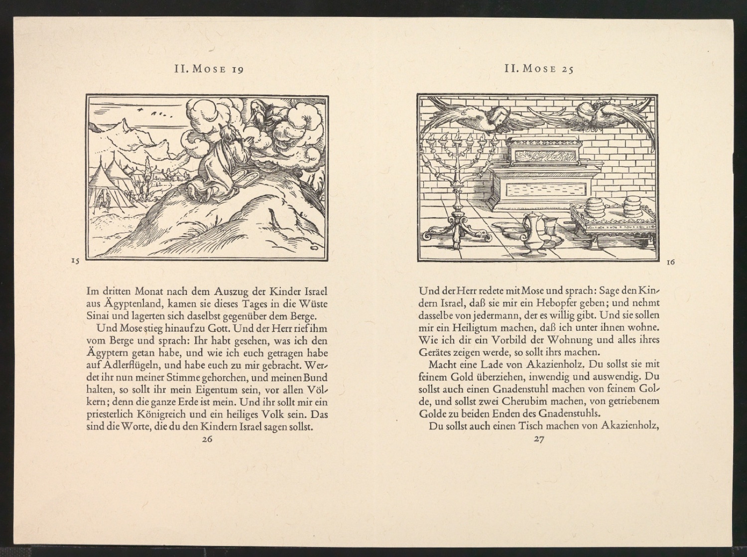 Werbedruck Das Zweite Buch Mose — Blatt 1