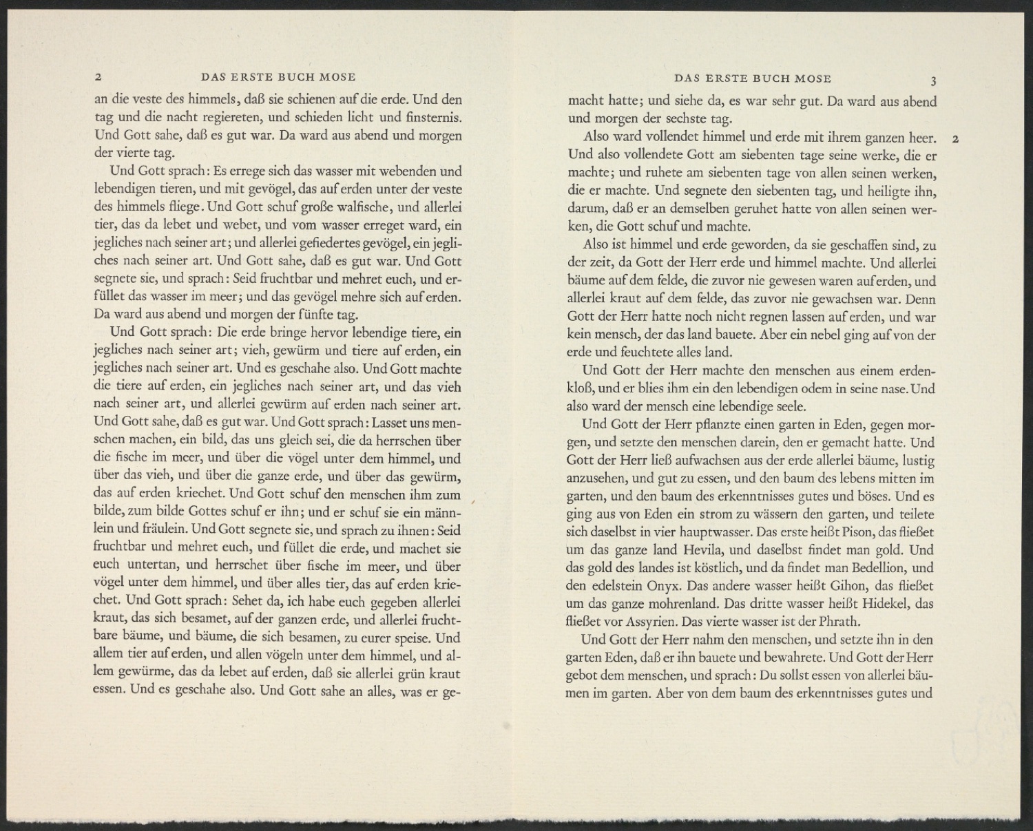 Das erste Buch Mose — Blatt 2