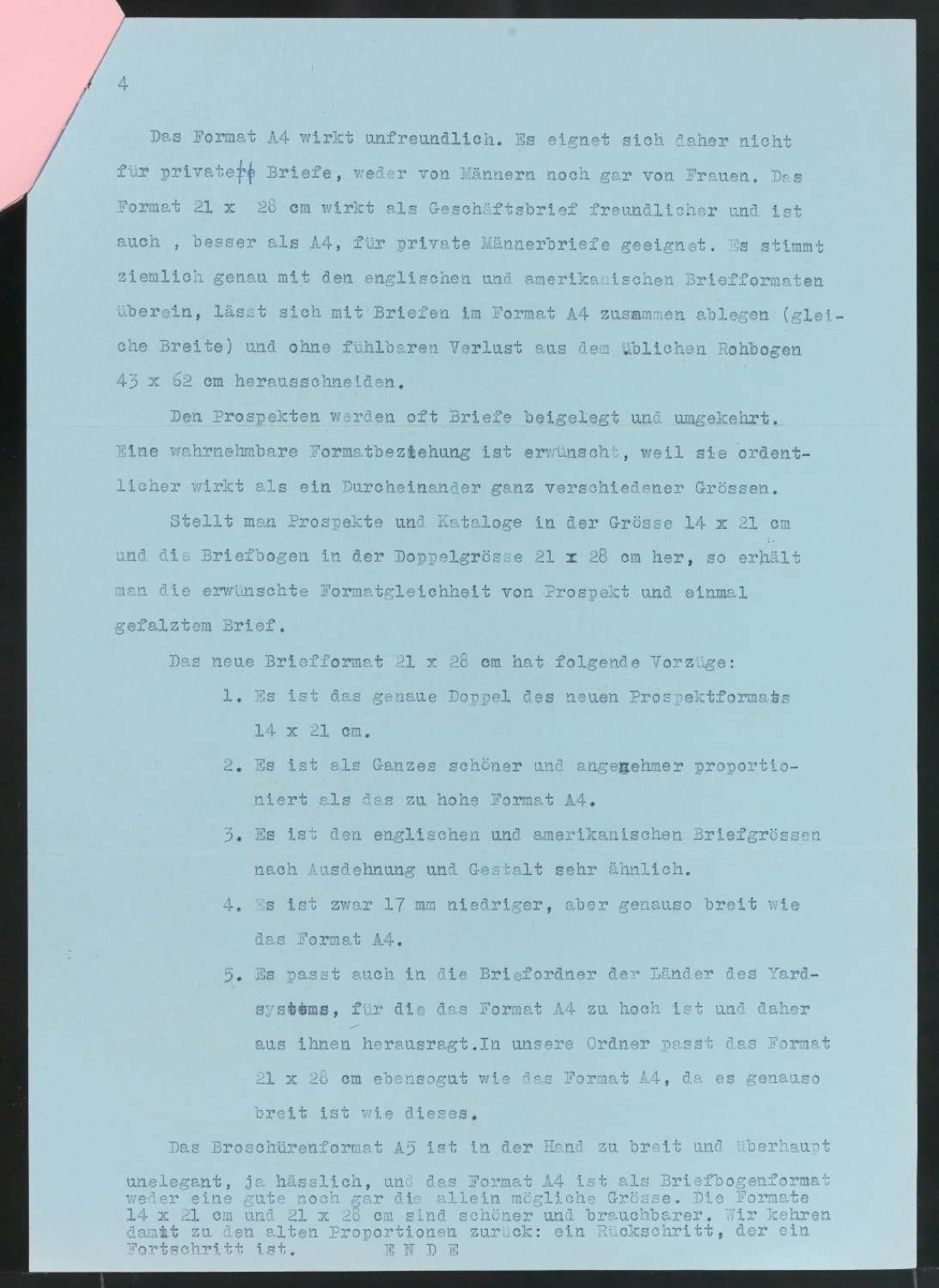 DIN-Formate sind nicht immer brauchbar — Blatt 7
