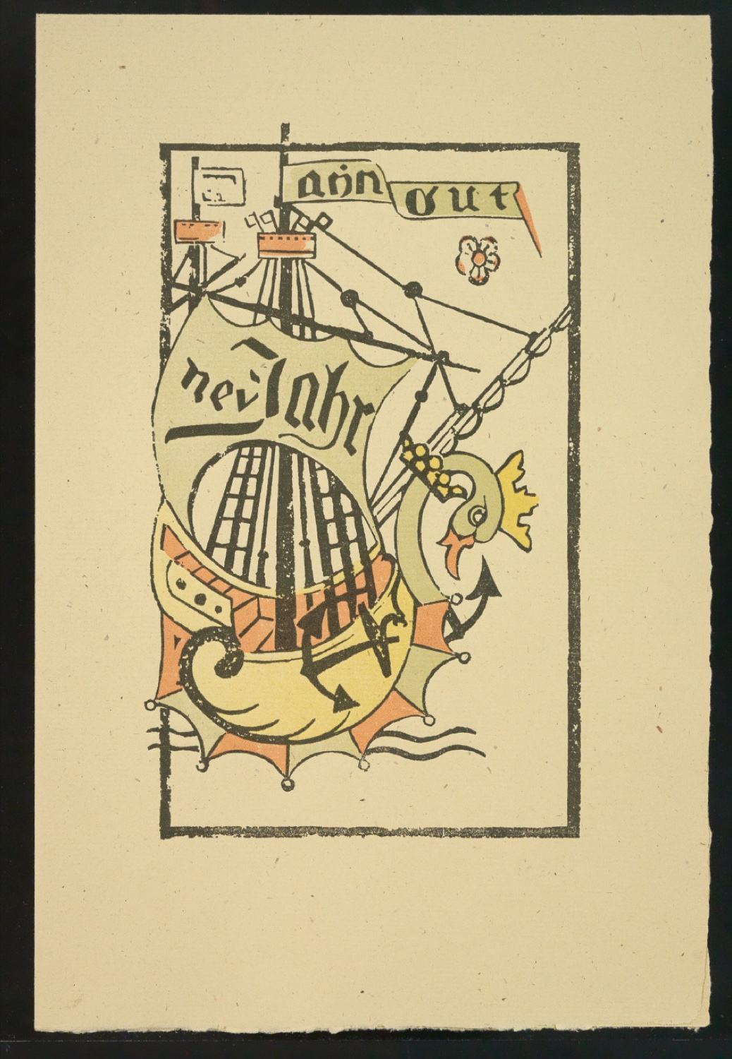 Neujahrswunsch ain gut neujahr — Blatt 4
