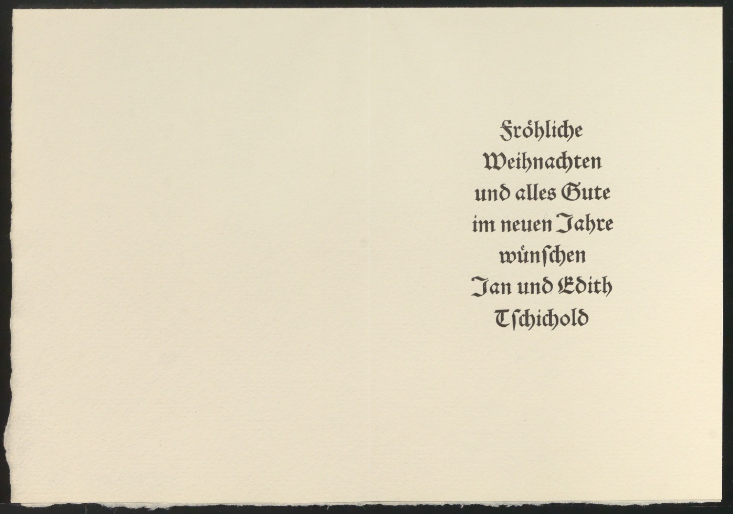 Entwürfe und Probedrucke von Neujahrswunsch gutior — Blatt 4