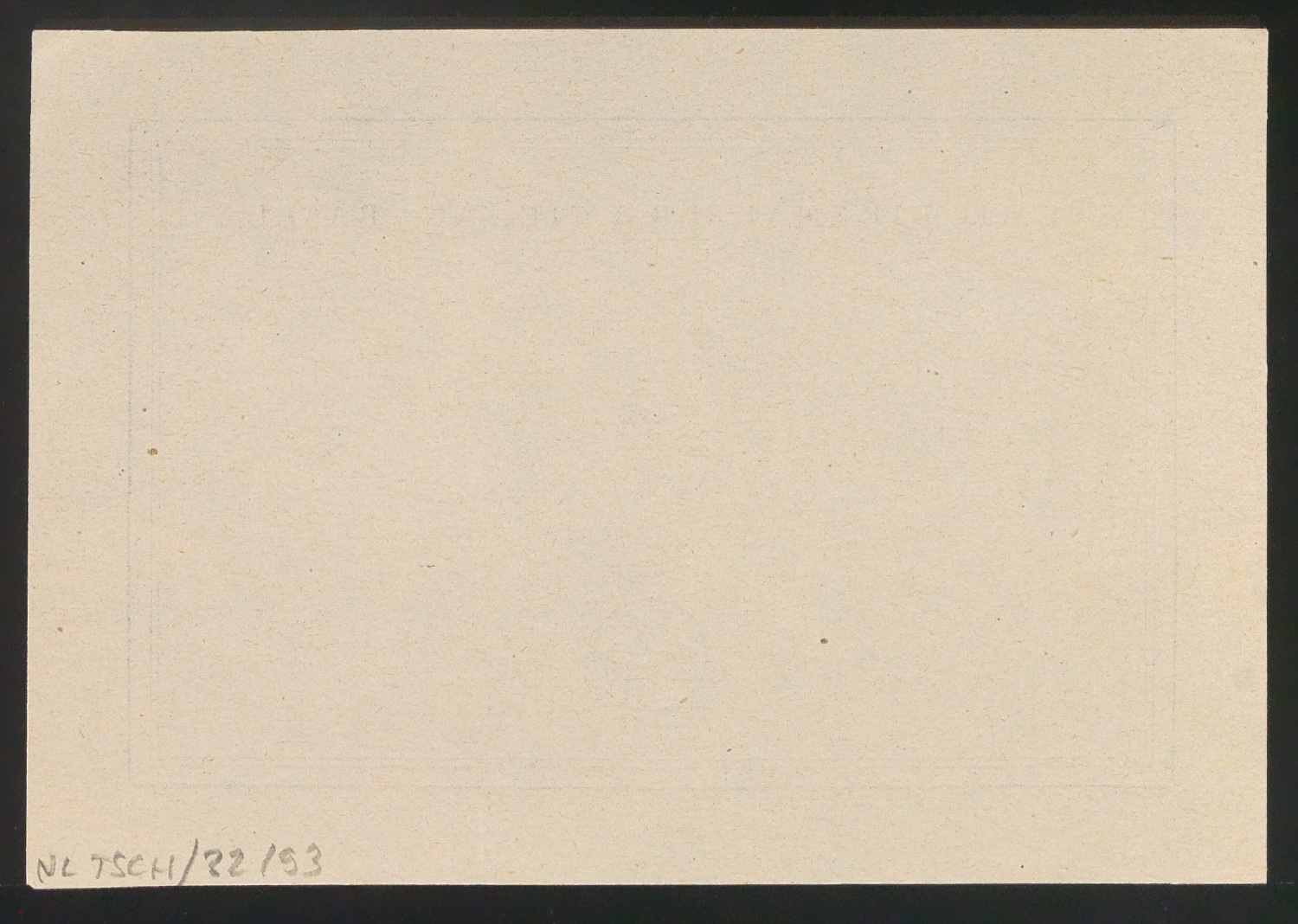 Etikett für Birkhäuser — Blatt 2